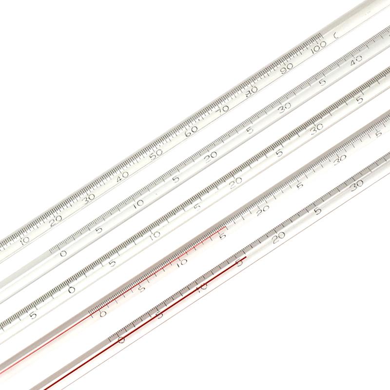 高精密温度计0-400度高精度0.1℃工业化工实验室用玻璃水银温度计