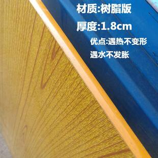 简易实木饭桌烤火台面板吃饭小桌家用正方形圆形餐桌小户型单桌面