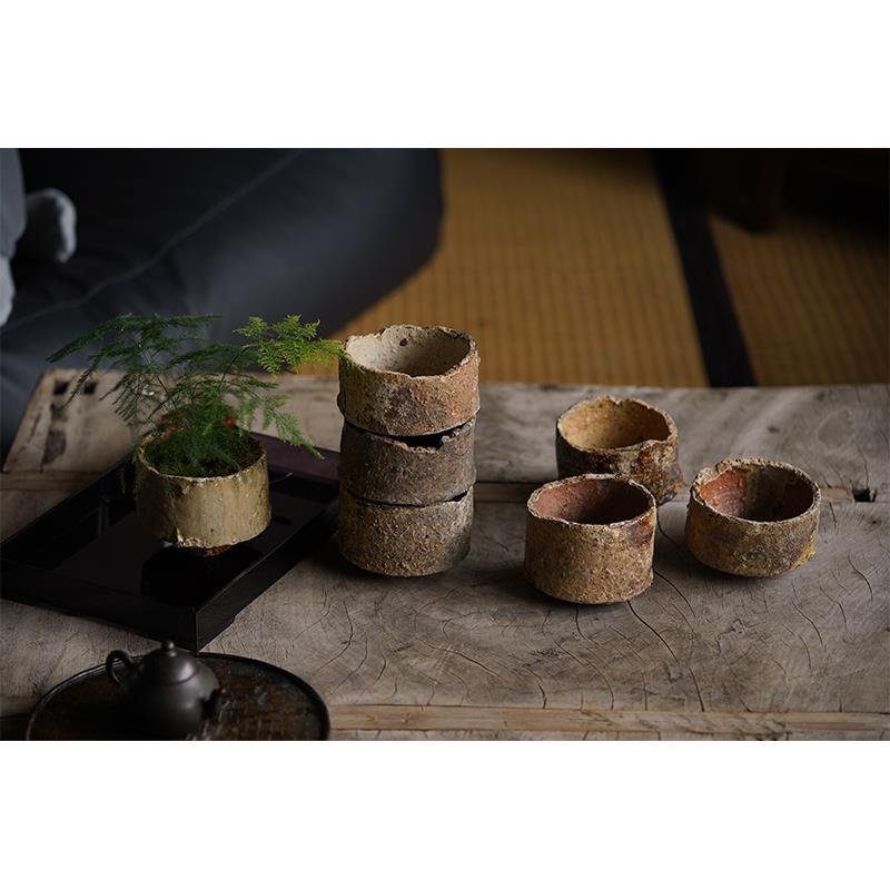 粗陶透气宋代小匣钵托盘多肉花盆菖蒲比较完整 缺口小 不带底托