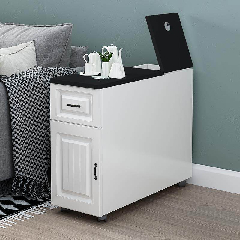 欧式客厅沙发边柜侧边几扶手柜缝隙储物柜茶几小户型可移动小茶桌