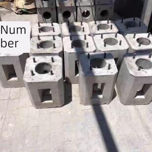 路灯杆水泥基础混凝土底座监控杆水泥墩预制花园灯预埋件地笼