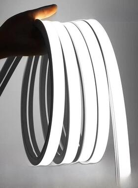 220V隐藏式铝槽线性灯Led柔性硅酮灯嵌入客厅天花室外防水灯条