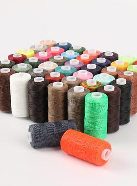 工厂手工缝纫线圆蜡线diy手工蜡绳 钱包编织涤纶线皮革缝爆款