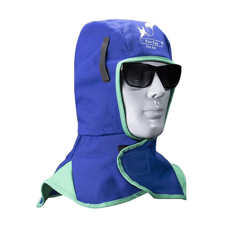 威特仕23-6680火狐狸焊工帽气焊气焊帽防防护防烫帽电焊披肩帽子
