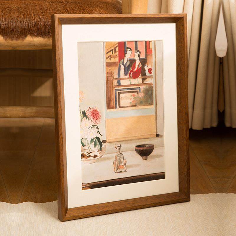 实木相框挂墙大画框外框A3证书装裱框50*70拼图框架定制任意尺寸