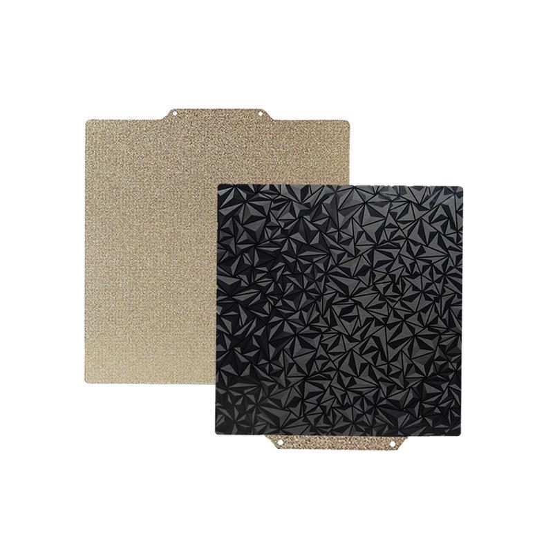 厂家直销3D双面打印弹簧钢板PEI面板喷涂pei/peo贴膜3d热床平爆款