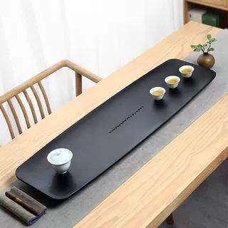 乌金石茶盘现代简约家用高档轻奢现代高级感办公室功夫茶台干泡台,餐饮具,茶盘,淘宝优惠券,粉丝福利购,淘宝优惠卷