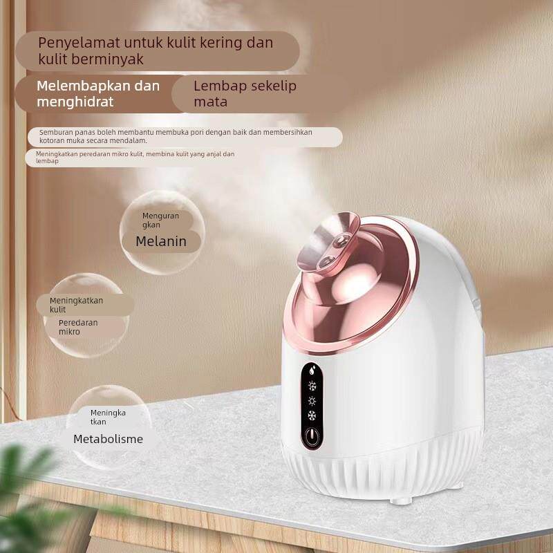 110V冷热温双喷蒸脸器家用小型纳米喷雾蒸汽宿舍美容面保湿补水仪