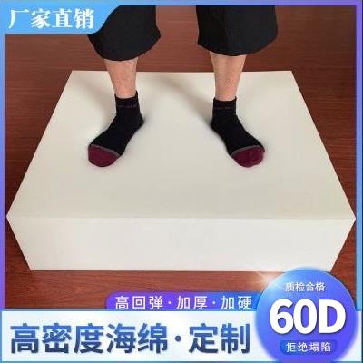 60D高密度重体加硬加厚海绵沙发垫防水坐垫定做实木飘窗布艺床垫