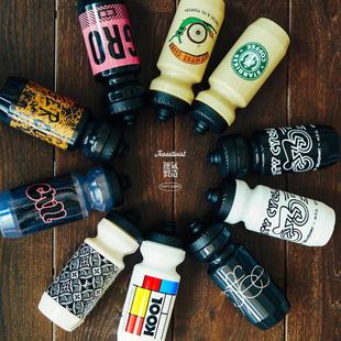 Jesestwist自行车水壶 PORTRA系列 650ml 骑行运动水杯 挤压式