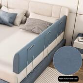 床边护软包床围栏靠墙床挡板婴儿围栏替代一侧护栏单边床头防掉落