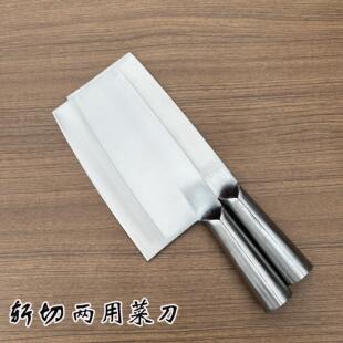 纯手工锻打铬钢一体菜刀家用不锈钢刀具市场剁斩切鸡鸭杀鱼刀切菜