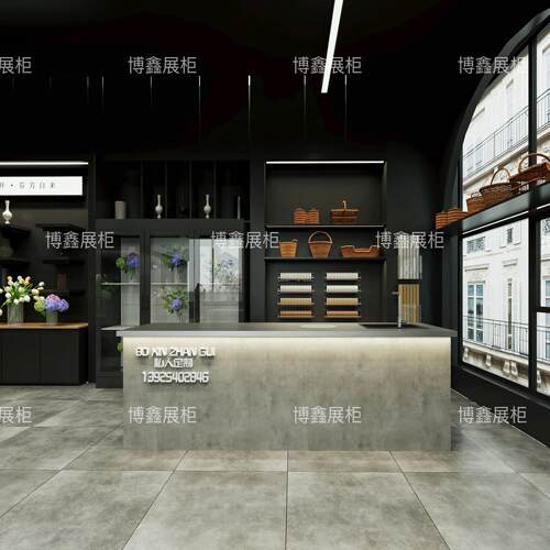 花店操作花艺包花台插花工作台奶茶咖啡收银操作台甜品店吧台