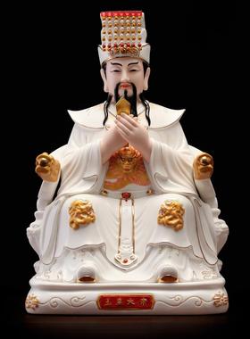 玉器重工业玉皇王母女像玉皇王母女瑶池金母家拜显灵摆件