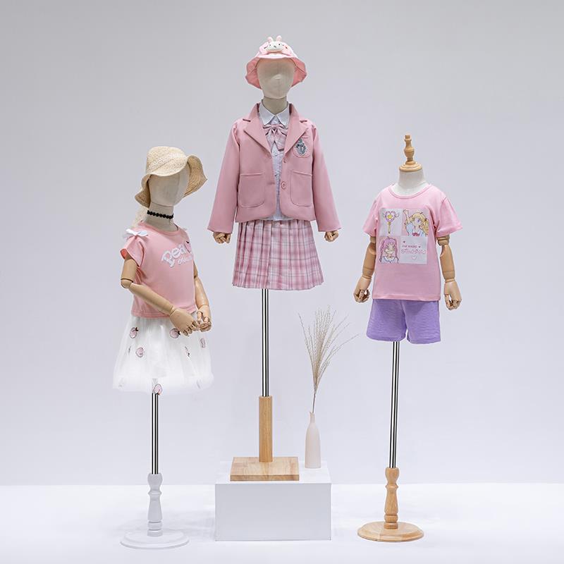 儿童模特道具男女半身童装店模特架小孩人台服装店橱窗展示架全身