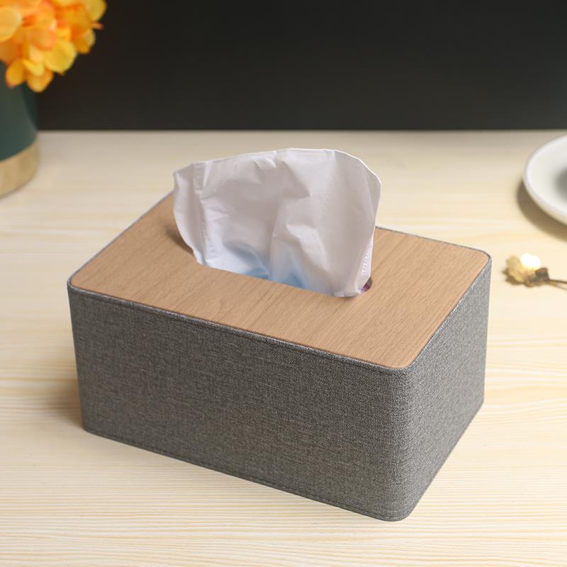 轻奢皮质纸巾盒北欧ins卷纸筒创意简约客厅抽纸盒车载餐巾纸盒