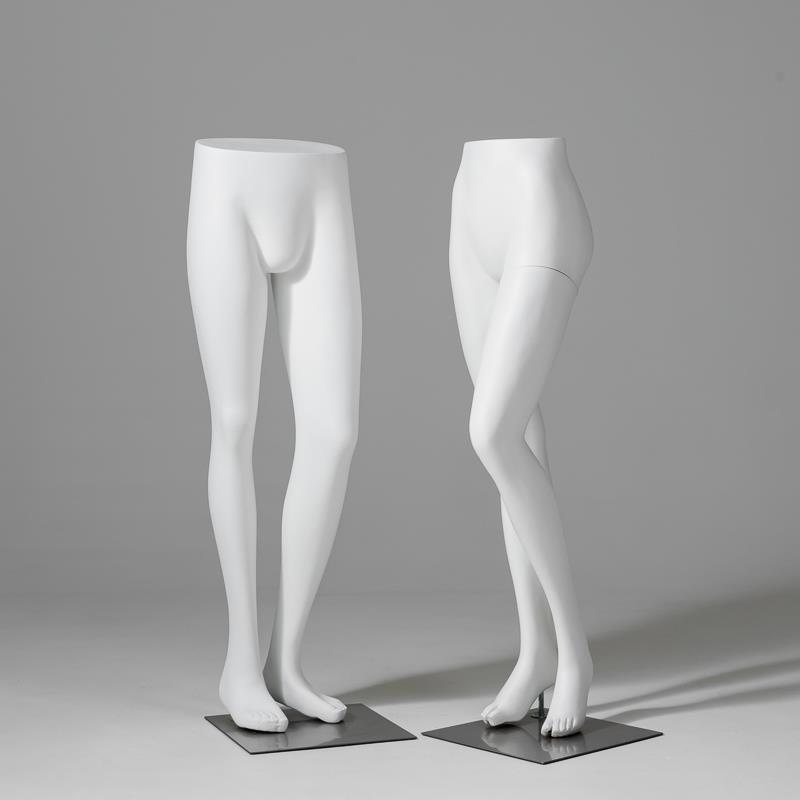 半身站模裤模服装模特道具橱窗男女下半身内衣裤哑白展示架模特架