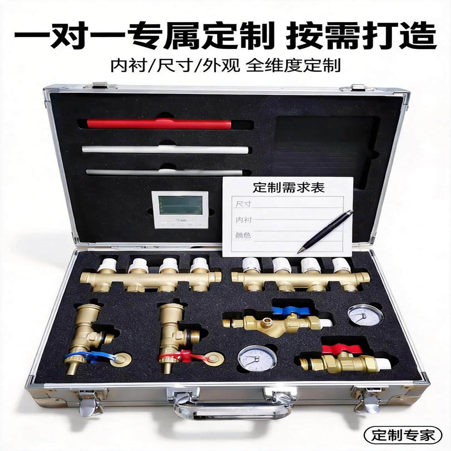 铝合金工具箱门窗箱收纳箱可定制五金工具箱航空箱维修箱配件箱
