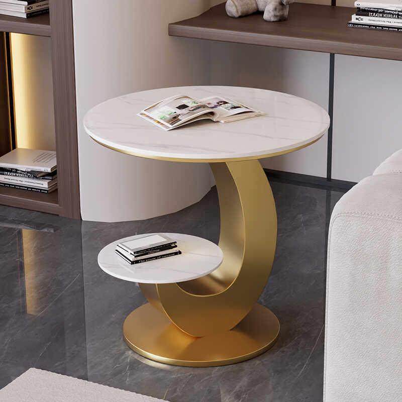 轻奢创意现代简约床头角桌客厅双层板岩沙发边桌阳台家庭餐厅茶几,住宅家具,角几/边几,淘宝优惠券,粉丝福利购,淘宝优惠卷