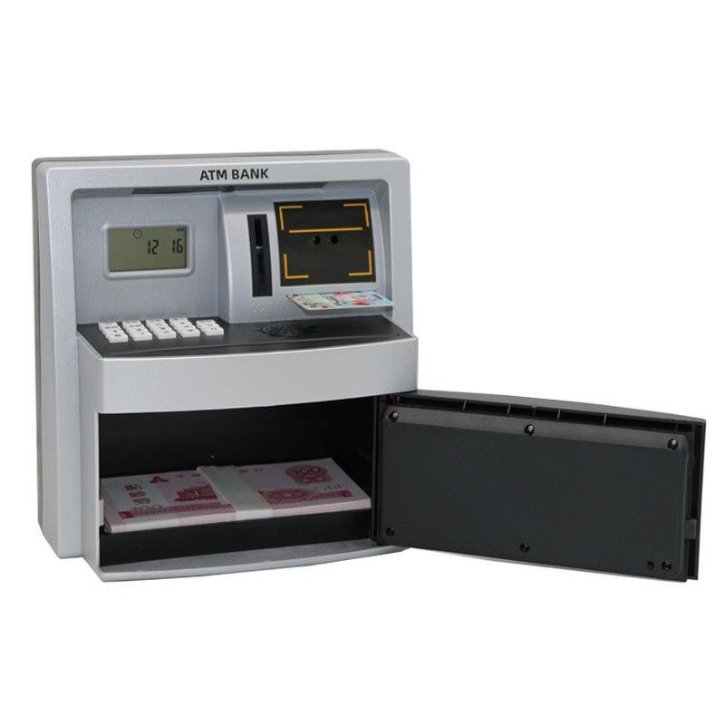 小秋~存钱罐指纹密码锁人脸感应atm储蓄罐防摔可存取六一儿童节礼