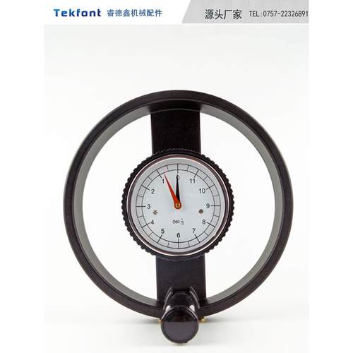 18X200厂家直销铝合金双条幅重力表数字手轮力劲压铸机带表手摇轮