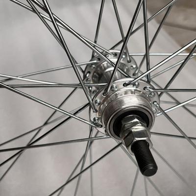 20/22寸24/26寸轴承前后轮组自行车单速车圈铝合金加厚轮圈全套