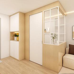 香港全屋定制家私客厅隔断床榻榻米带衣柜一体小户型柜间房组合床