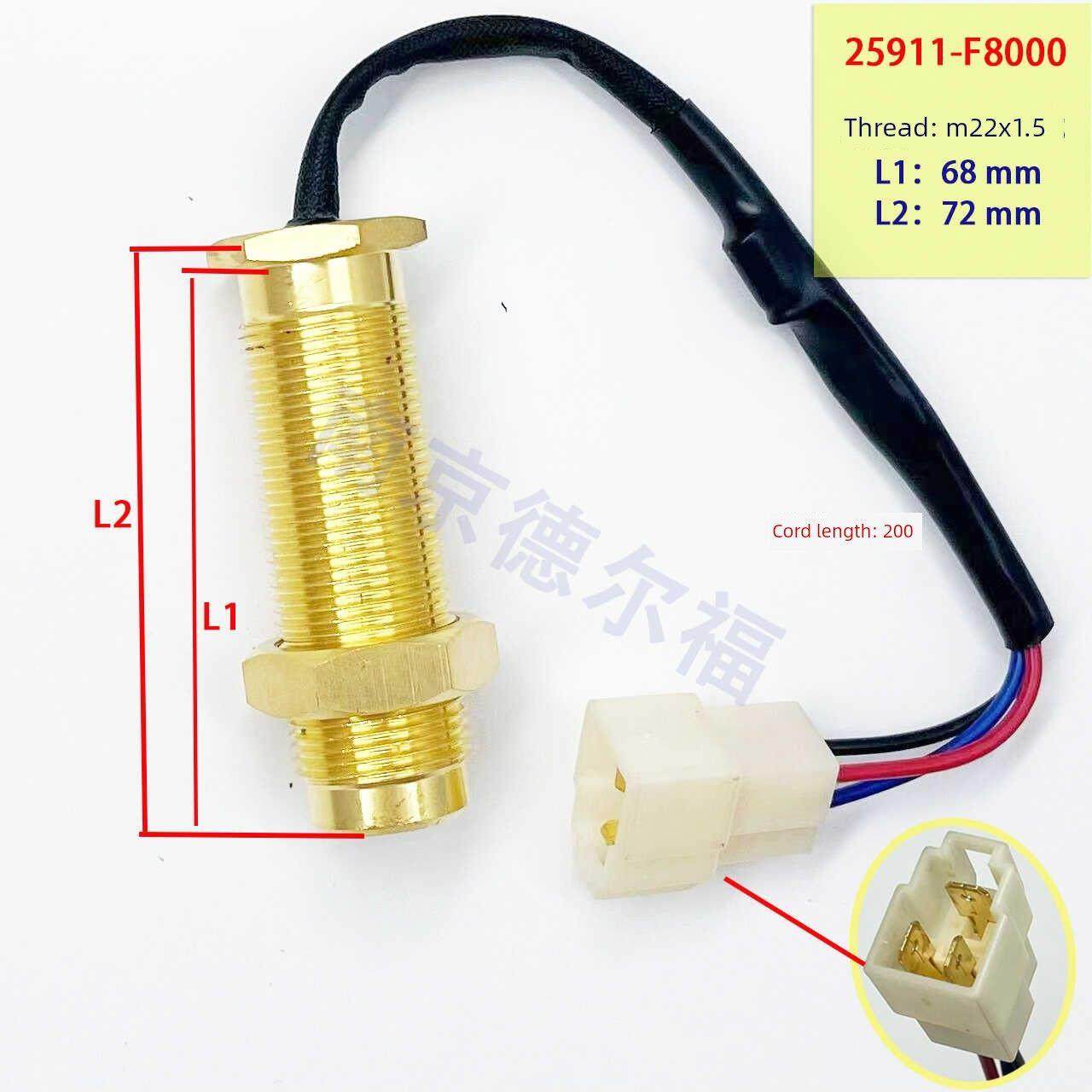 M18 M16 M22*1.5汽车速度传感器/速度传感器大厅类型25911-F8000