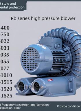 Rb系列圆形高压涡旋风机750W 1.5Kw 2.2Kw 4Kw耐高温涡旋气泵
