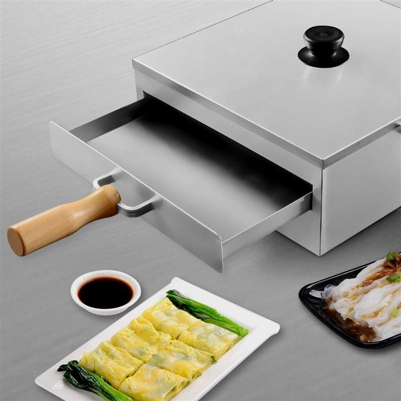 304不锈钢家用肠粉机家庭迷你小型抽屉式肠粉机广东肠粉机一整套