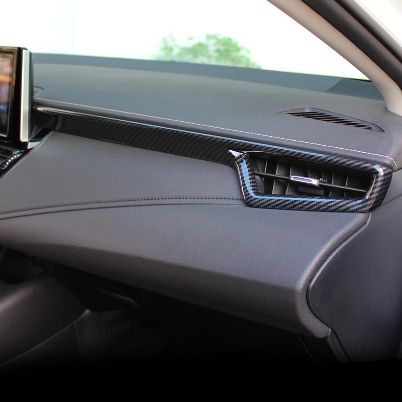 新Ralink十和第二代花冠改装内饰中控台出风口装饰贴纸