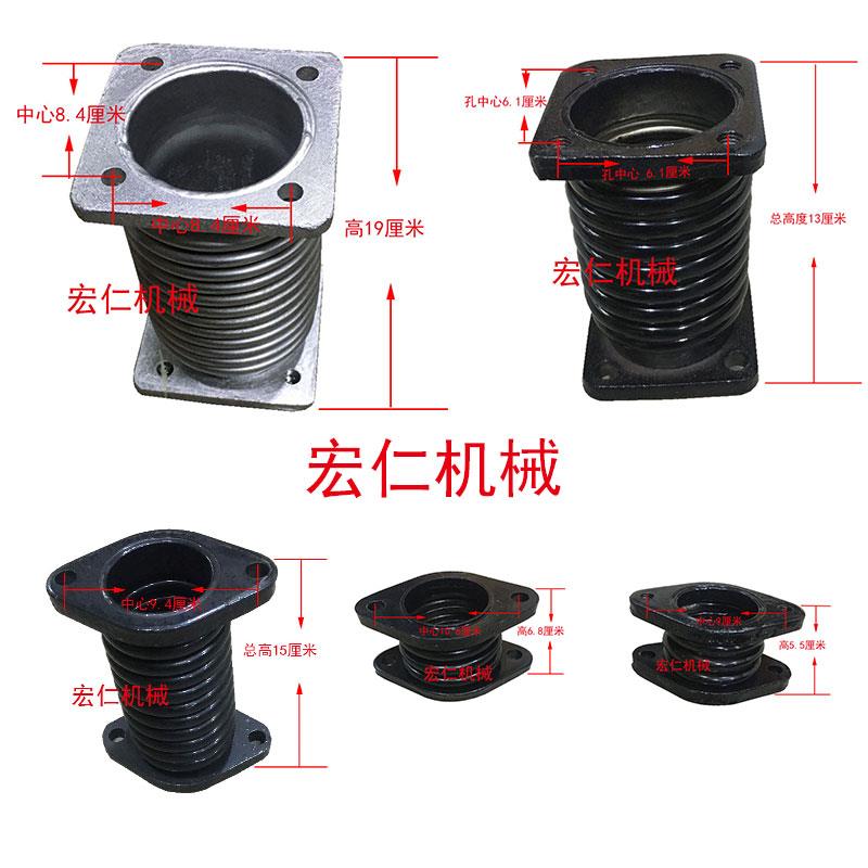 约翰迪尔 玉柴动力 收割机 拖拉机排气管软连接 波纹管弹簧管