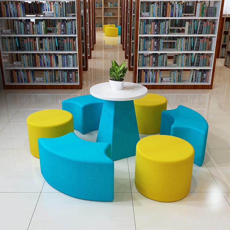 公司4s店银行公共区域大厅休息区接待会客洽谈办公室异形沙发组合