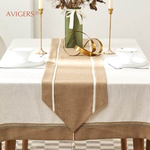 现代轻奢欧式桌旗桌布床旗茶几餐桌电视柜布艺长条茶台装饰旗布