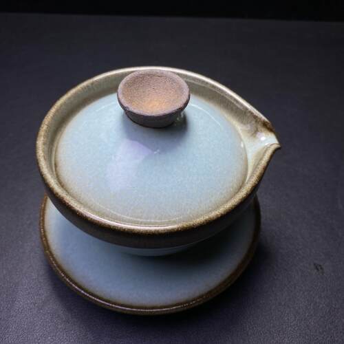 建盏茶杯主人杯铁胎原矿手工龙窑柴烧三才改为天目品茗杯套装茶杯
