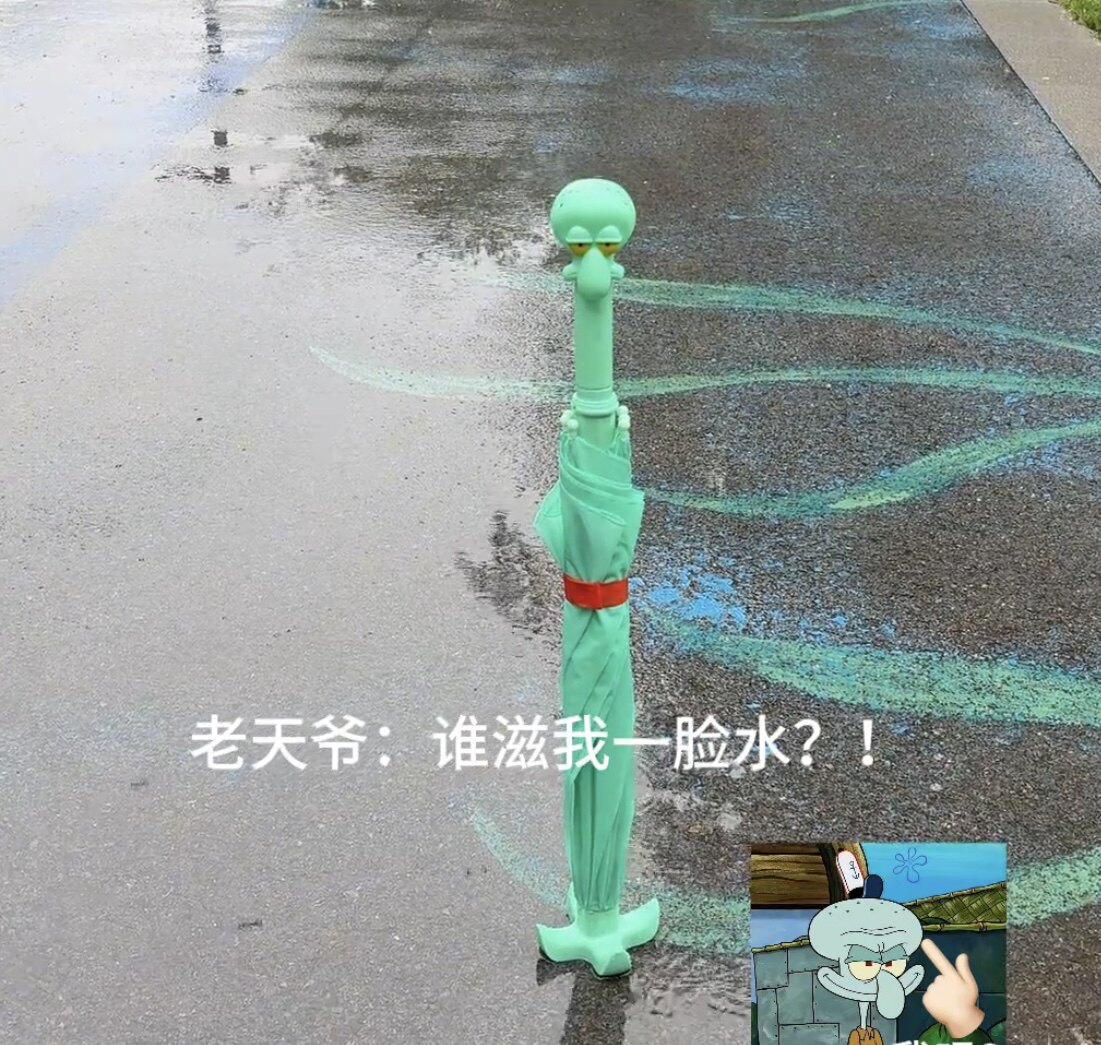 2026新款多功能章鱼喷水水枪雨伞玩水可站立晴雨水炮伞攻防伞