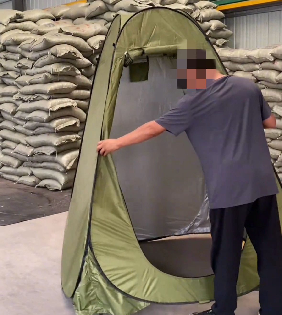户外洗澡帐篷更衣换衣服移动厕所卫生间室外野外淋浴游泳换衣罩棚