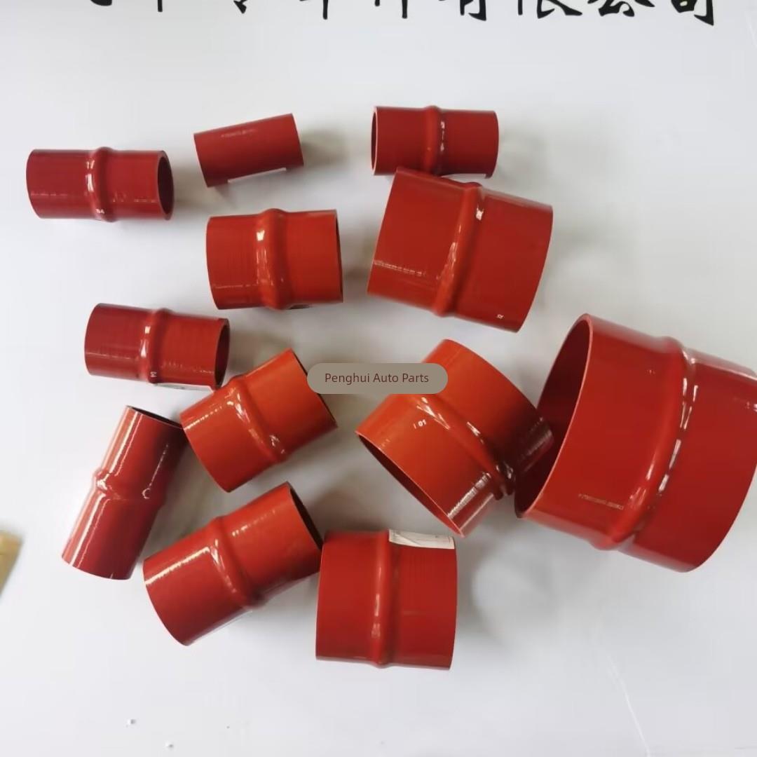 硅胶管耐高温耐高压中冷器胶管驼峰进气管涡轮增压管红色硅橡胶管