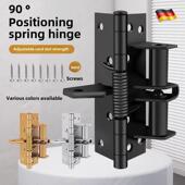 自动关闭弹簧铰炼4英寸铰炼闭门器反弹隐形90度定位器缓冲铰炼定