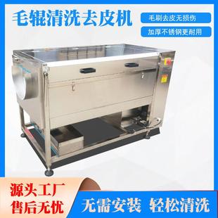 土豆去皮机全自动果蔬清洗去皮机红薯莲藕脱皮机器商用生姜去皮机