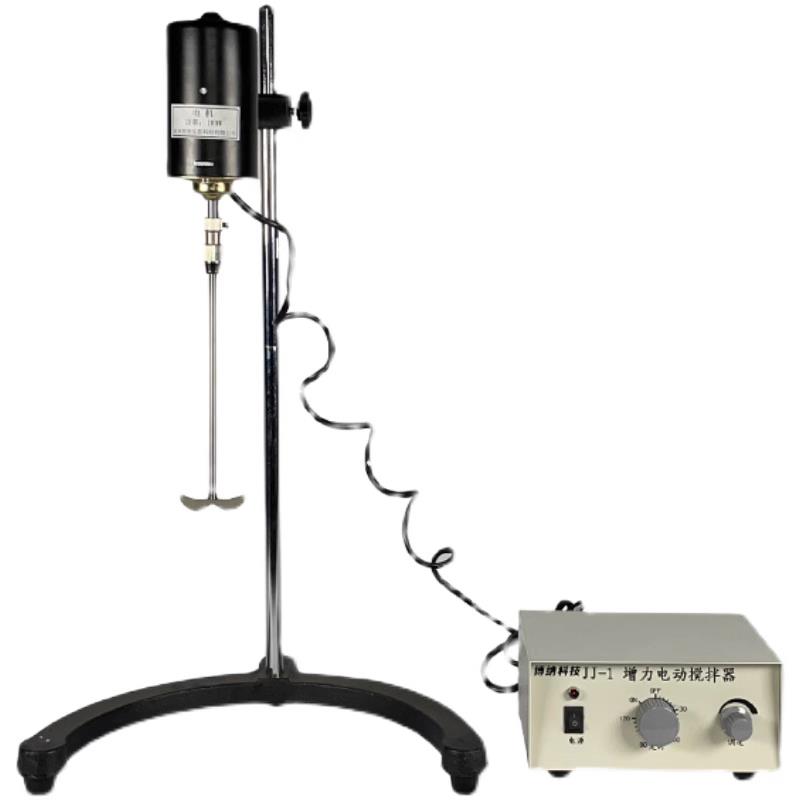 博纳科技电动搅拌器实验室用精密增力定时搅拌机小型数显恒速JJ-1