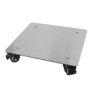 304不锈钢移动托盘 重物移动底座万向刹车轮花盆鱼缸移动花盆托盘