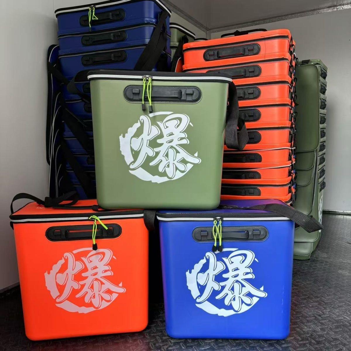 加厚一体成型钓鱼桶加大号硬壳鱼桶青鱼翘嘴黄鳝车载活鱼箱