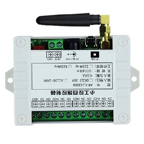 DC12V 24V 36V4路RF无线遥控开关无线J电接收器带200M远距离遥控