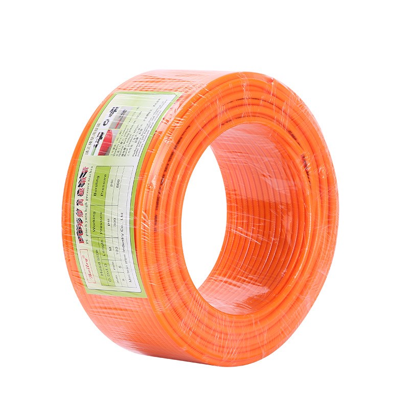 pu夹纱气管 空压机气泵软管聚氨酯pu网F砂管高压夹纱气管12*8/8*5