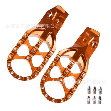 2024款铝合金改装脚踏板适用sKTM EXC SXF胡斯瓦纳GASGAS克维斯K2