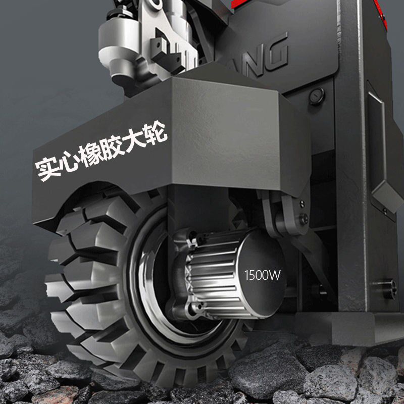 电动叉车2吨3吨搬运车工地仓库拉货越野液压全电动自动W升降1.5吨