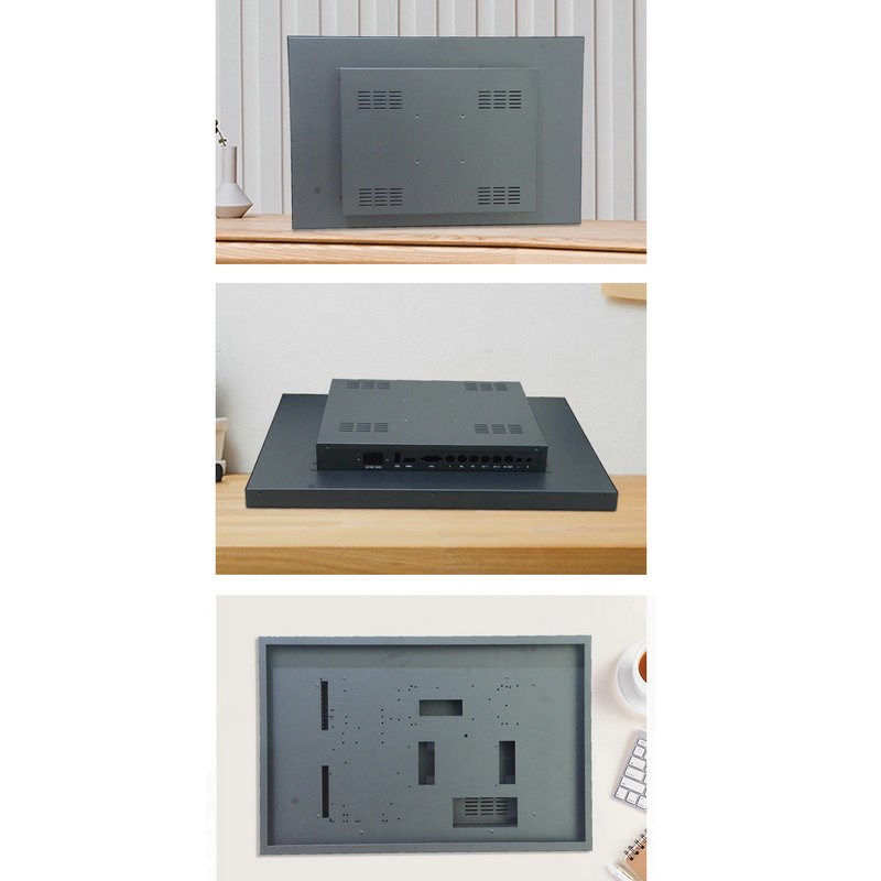 现货22寸16:10监视器精密钣金激光折弯K广告机一体机外壳加工 厂