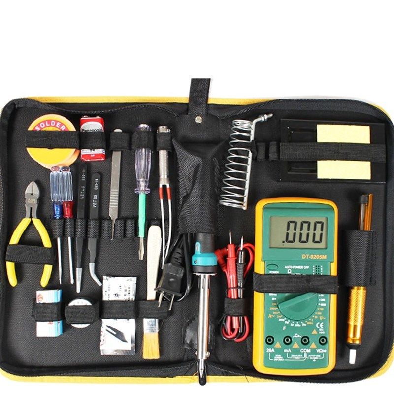 万用表电烙铁家用电焊笔电洛络铁工具包电子维P修学生焊锡工具套