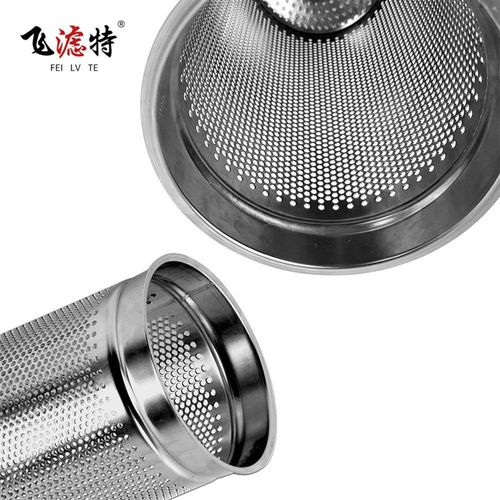 圆柱型1-4号不锈j钢304过滤筒316冲孔板圆弧底滤筒支撑骨架2号滤